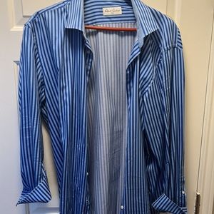 Robert Graham Shirt Blue Like New XL Size